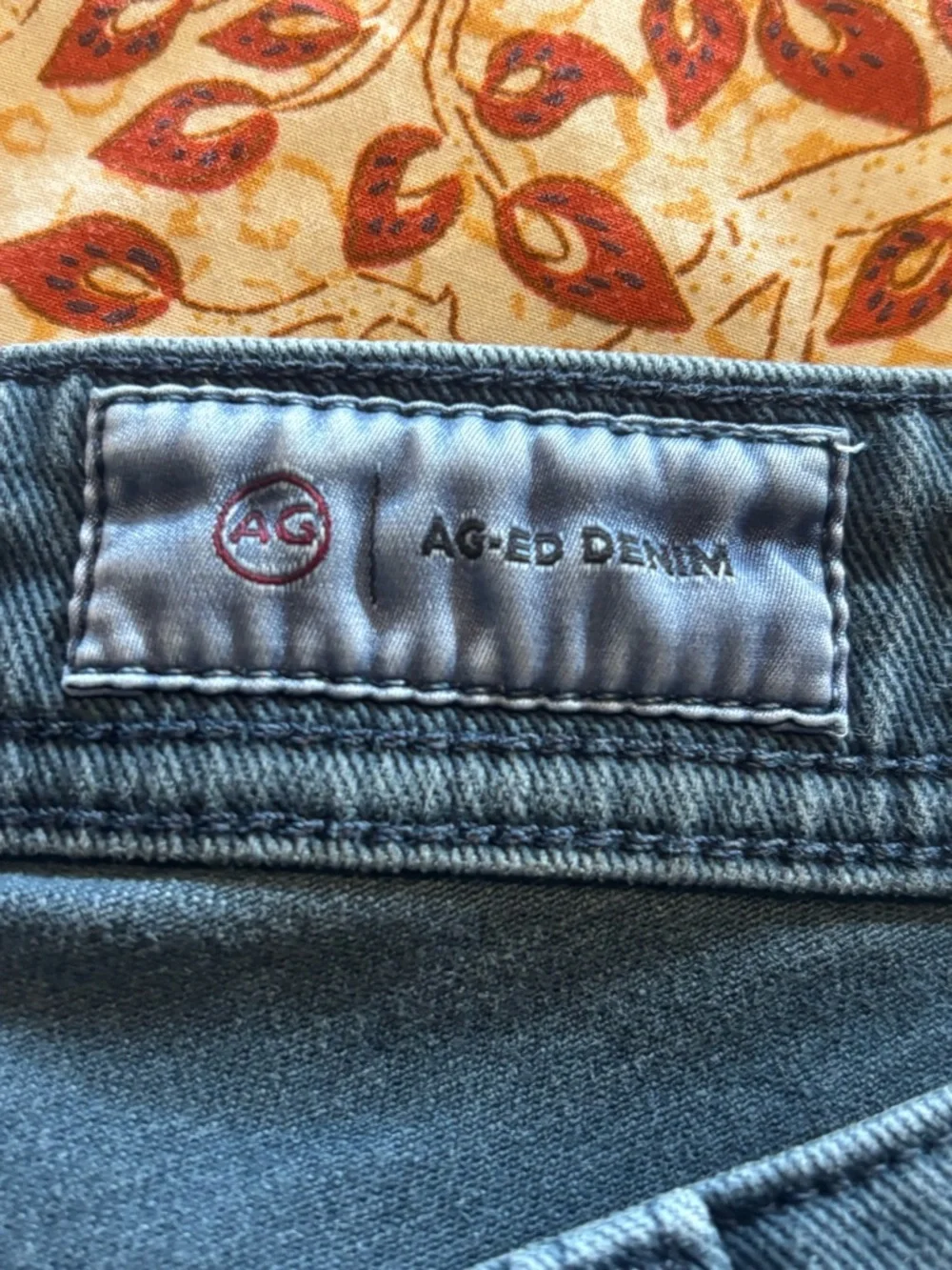 AG Adriano Goldschmied Tellis Slim Jeans Blue Stretch Denim Men’s 33x33​